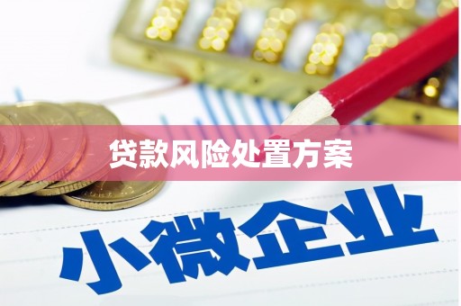 灞桥贷款风险处置方案