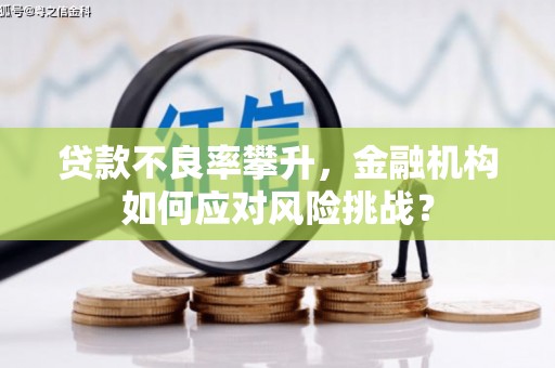 灞桥贷款不良率攀升，金融机构如何应对风险挑战？