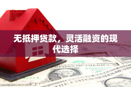 灞桥无抵押贷款，灵活融资的现代选择