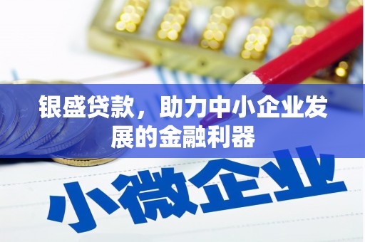灞桥银盛贷款，助力中小企业发展的金融利器