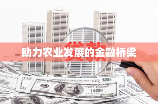 灞桥助力农业发展的金融桥梁