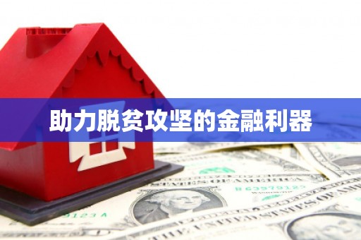 灞桥助力脱贫攻坚的金融利器