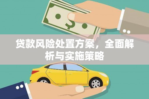 灞桥贷款风险处置方案，全面解析与实施策略